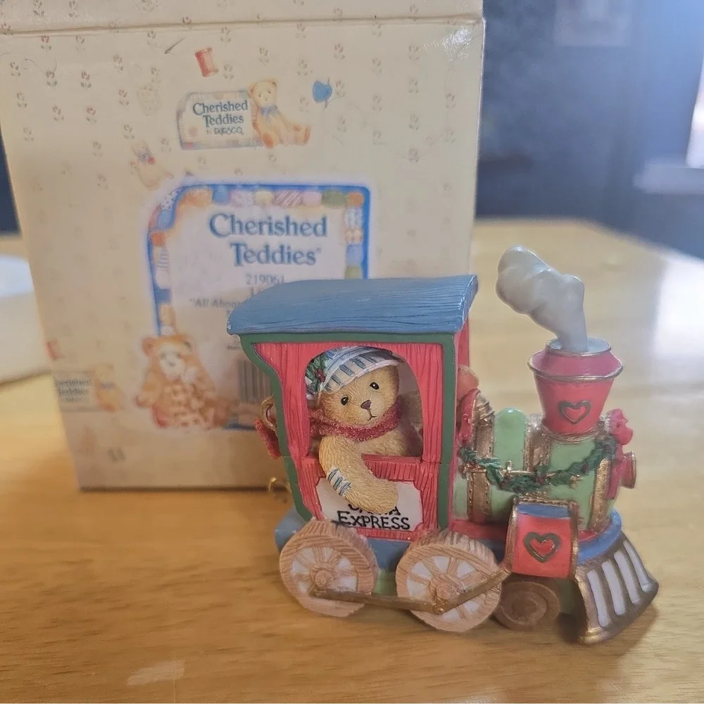 Cherished Teddies Lionel All Aboard‎ The Santa Express Figure #219061